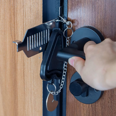 Serrure de Porte - SecurityDoorLock™ - Noir